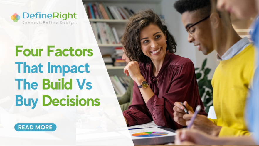 4 Factors that Impact the Build vs Buy Decision | DR Blog Banner