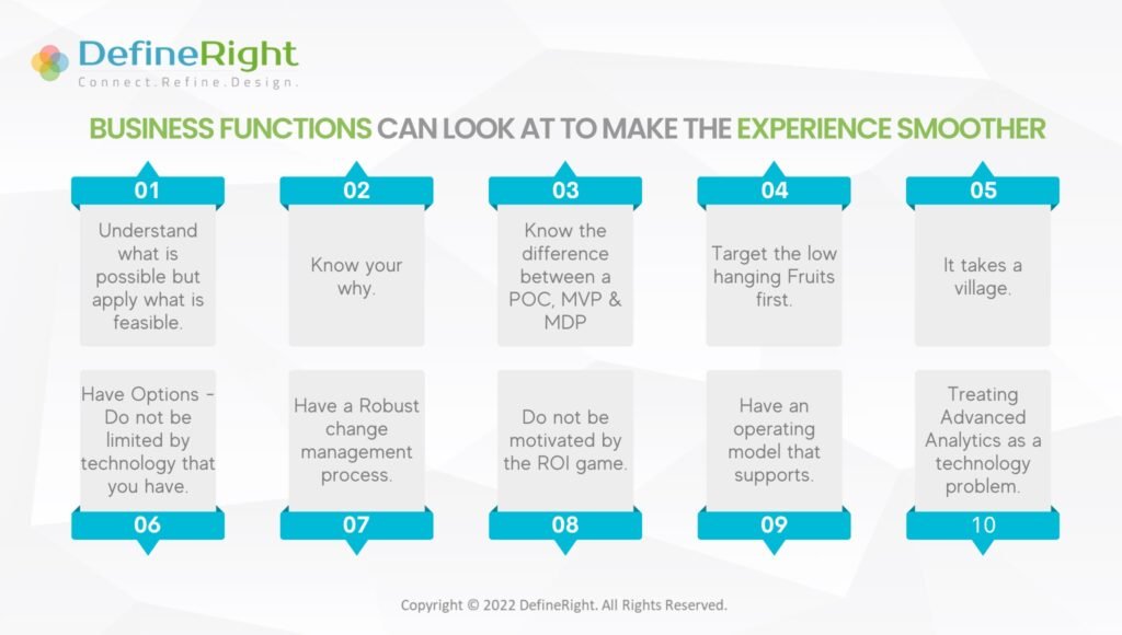 Ten things to Focus on before Kicking-Off an Advanced Analytics journey | DR Blog Inner Creative