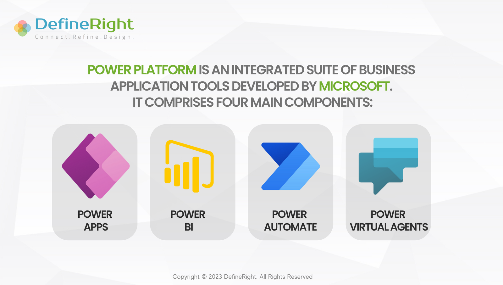 Power Platform – An Integrated Suite of Business Applications | DR Blog Inside Creative